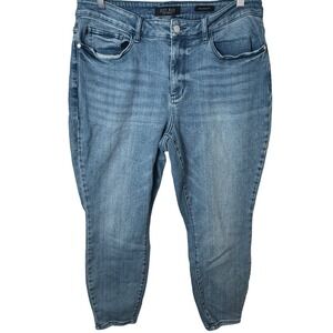 Judy Blue Relaxed Fit Jeans Women 18W Blue Medium Wash Denim Stretch 88262